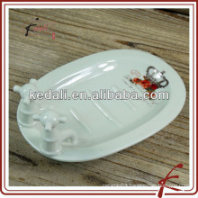 Best Selling Ceramic Porcelain Bathroom Soap Dish